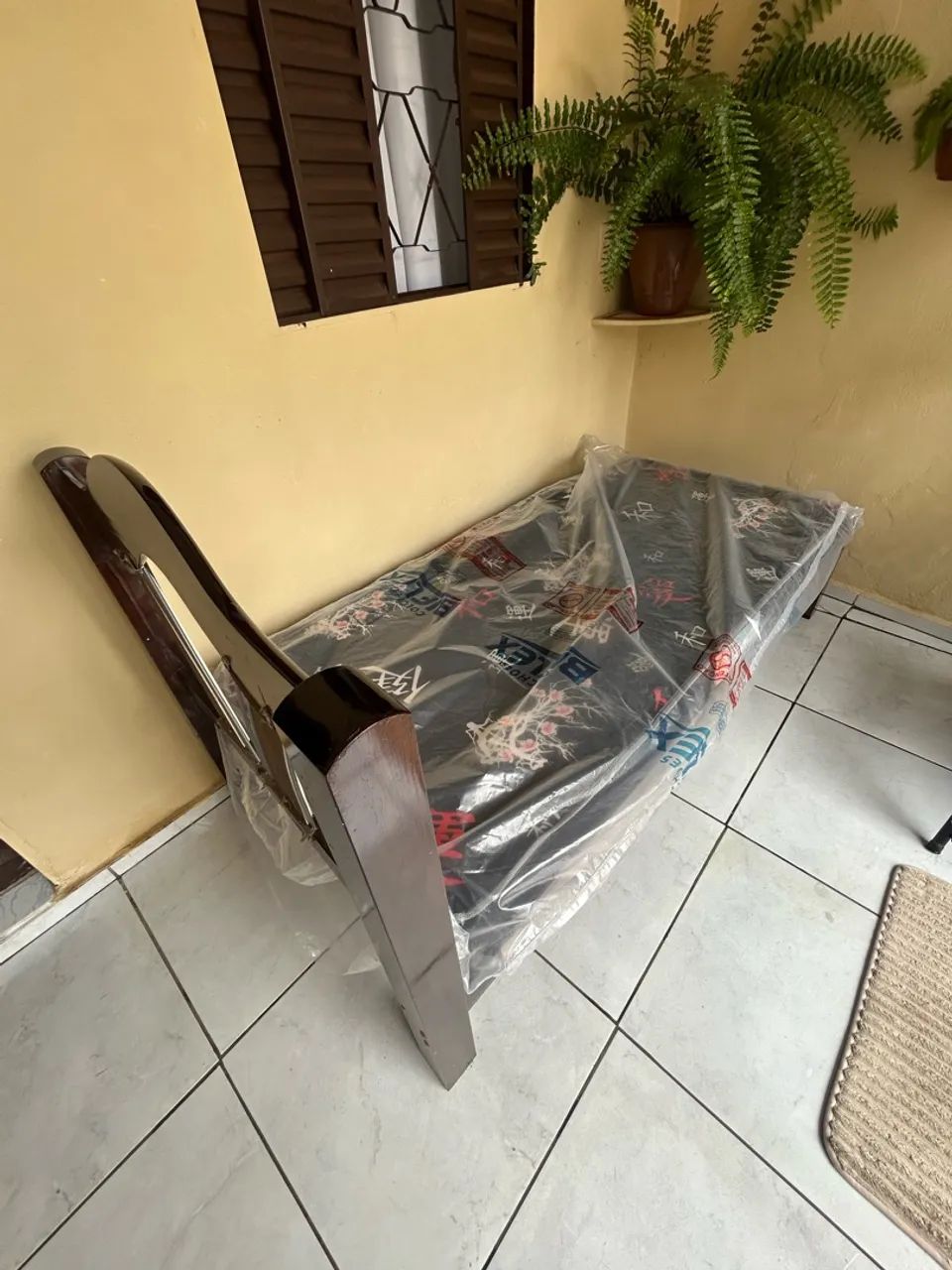 Cama de solteiro de madeira - Foto 2