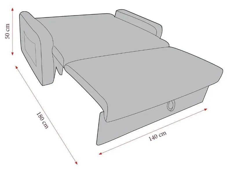 Sofá-cama 140cm 2 Lugares Com Baú Multimóveis BEGE - Foto 3