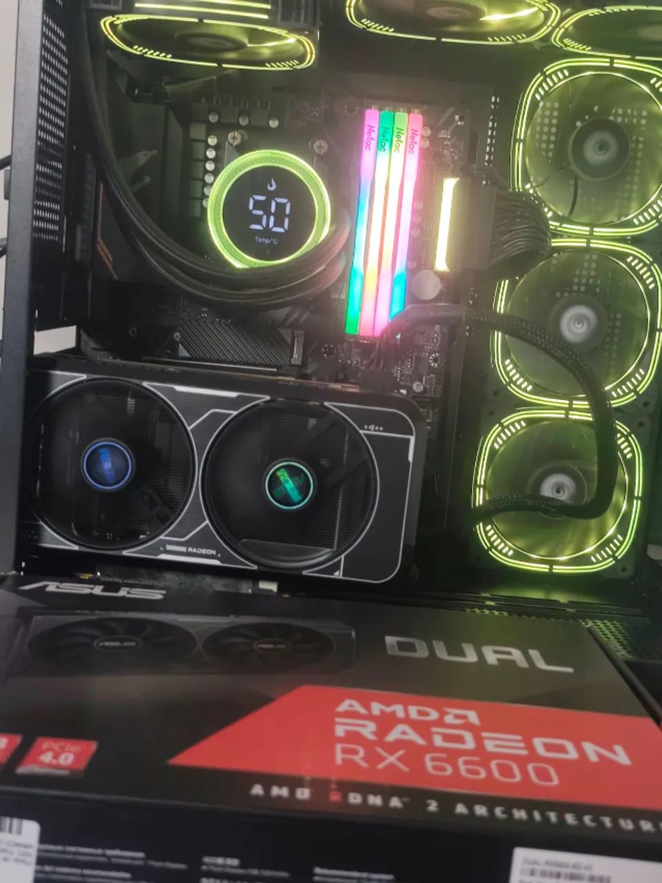 Placa de video Rx 6600 8gb Asus  - Foto 3