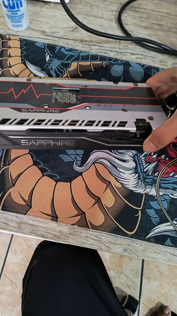 Placa de vídeo RX 570 4GB funcionando perfeito  - Foto 3