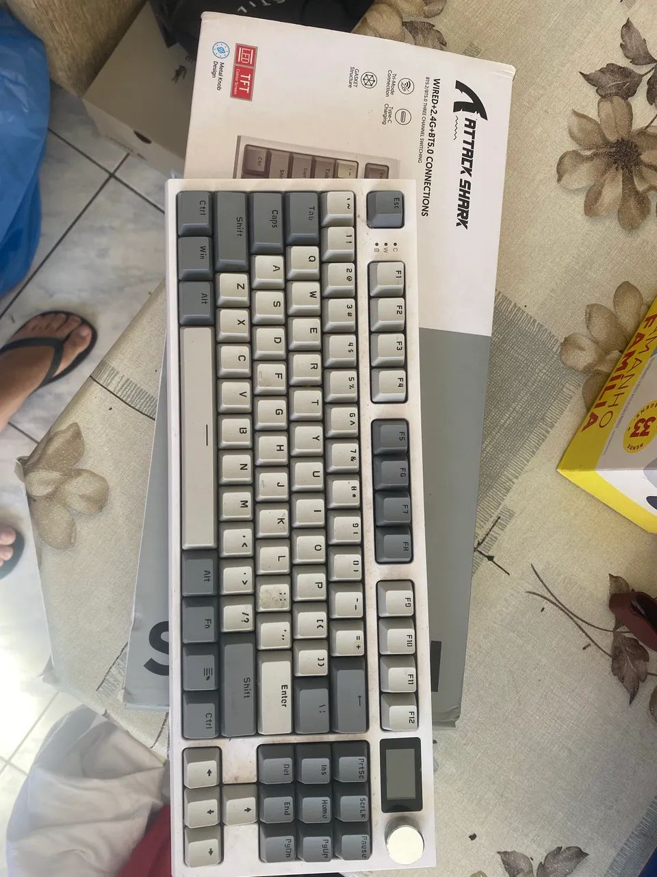 Teclado attack shark k86
