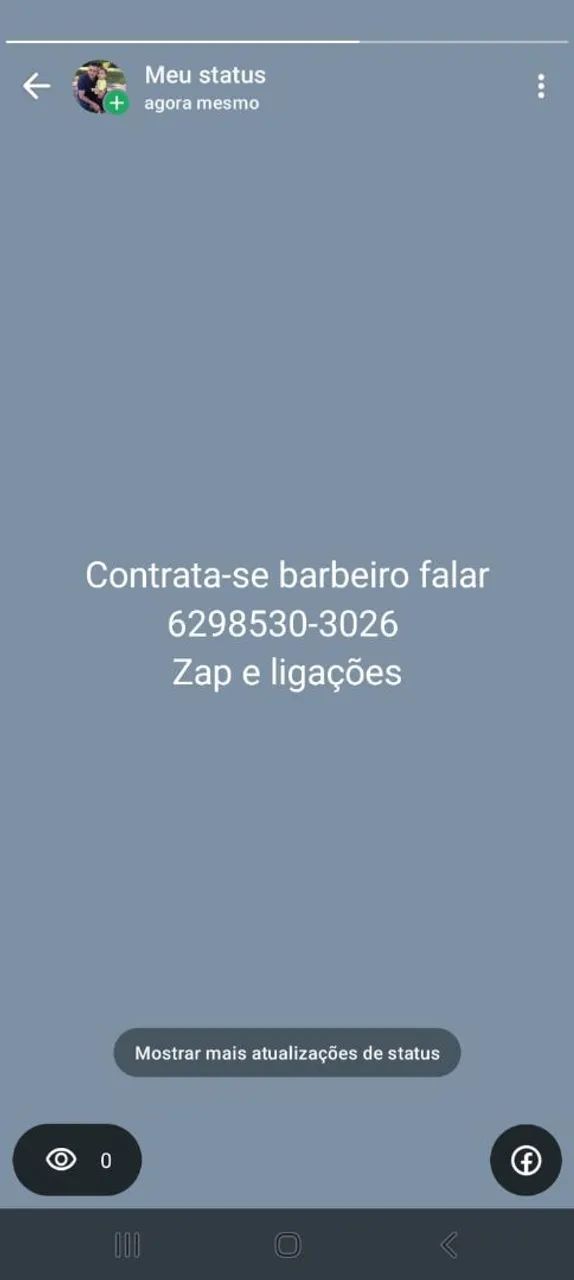 Vaga para barbeiro 