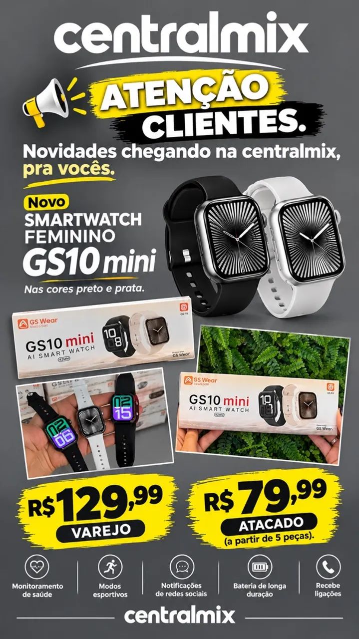 RELÓGIO SMARTWATCH  - Foto 5