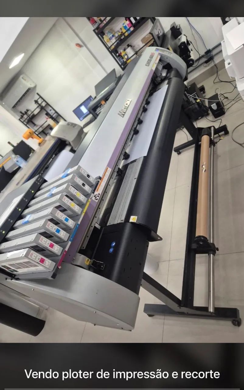 Plotter de impressão mimaki com recorte - Foto 3