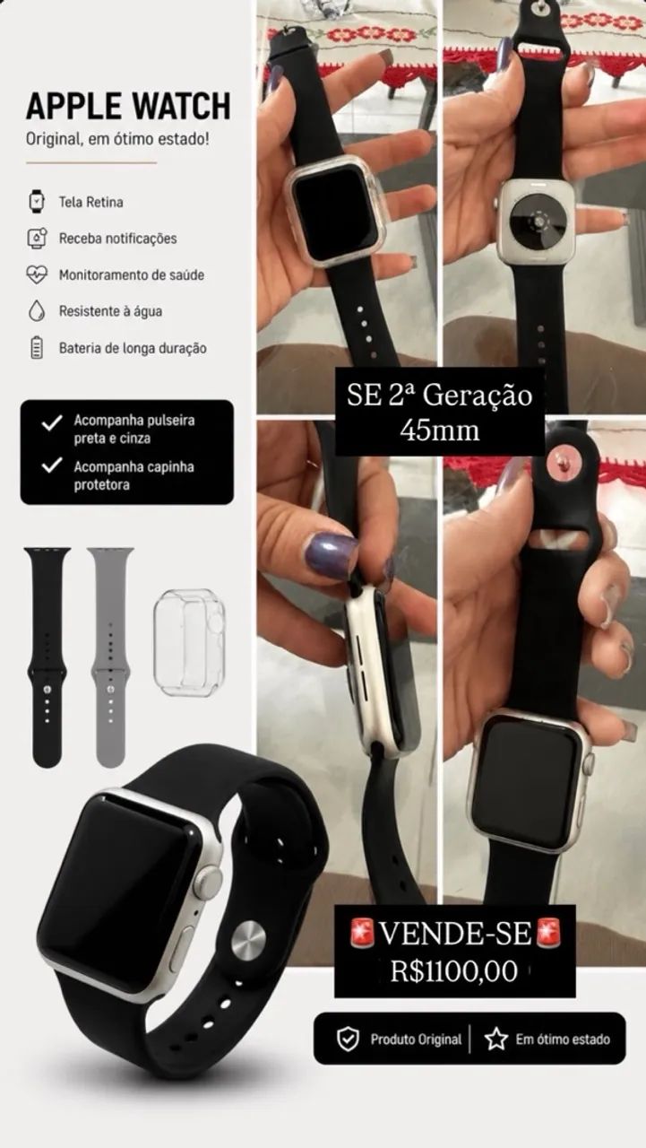 APPLE WATCH SE 2ª GERAÇÃO 