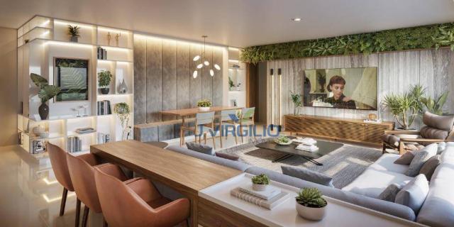 Apartamento com 3 dormitórios à venda, 119 m² por r$ 565.250 - setor bueno - goiânia/go