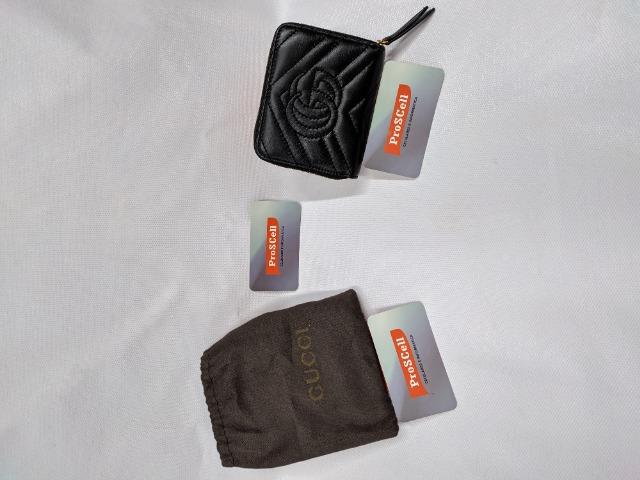 Carteira Gucci Preta - GG Marmont Matelasse wallet - Foto 3