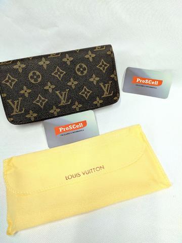 Carteira marrom da Louis Vuitton e com a abertura em zíper - Foto 2