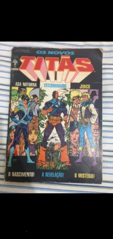 Novos Titas numero 19 Formatinho novembro de 1987 <br>Restauro na lateral algumas marcas