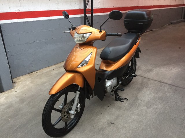HONDA BIZ 125 + MAIS 2006 TODA ORIGINAL LARANJA BAIXA KM