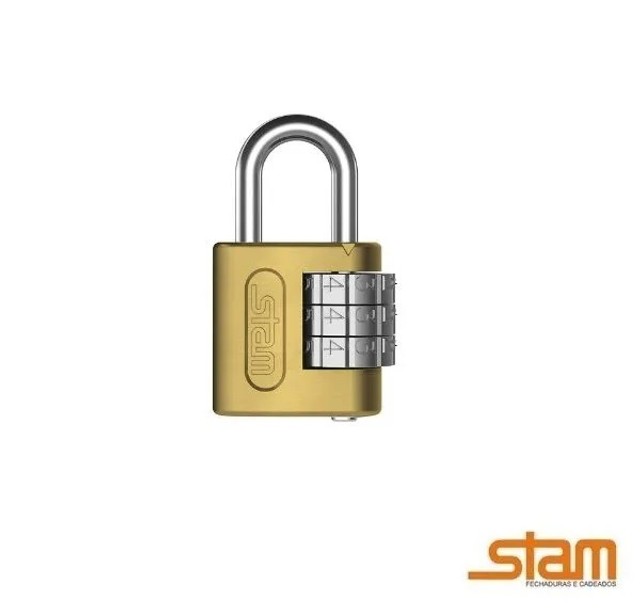 Cadeado De Segredo Stam 25mm - NOvo
