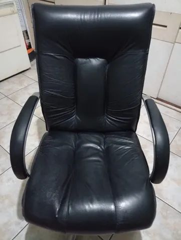 cadeira executiva giratoria de couro