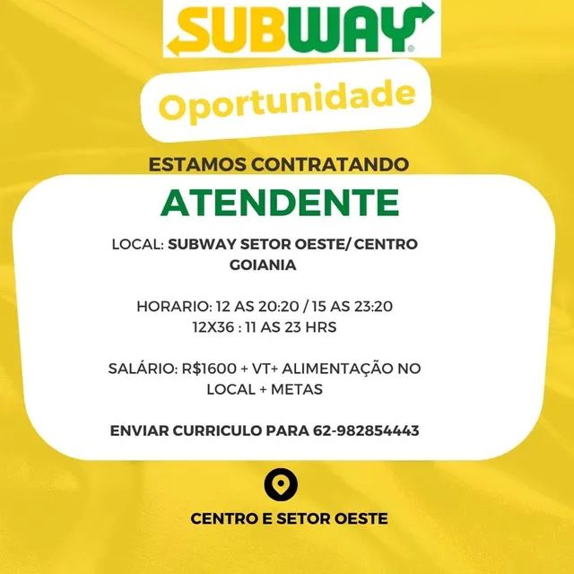 Vaga: Vaga de Atendente de sac em Goiania/GO 3440798