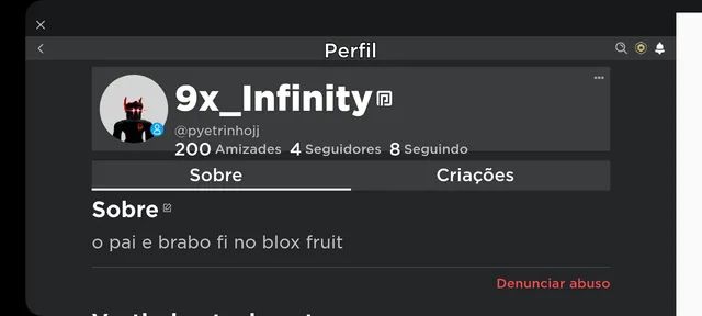 Desapego Games - Roblox > Conta level máximo com mais de 10 frutas