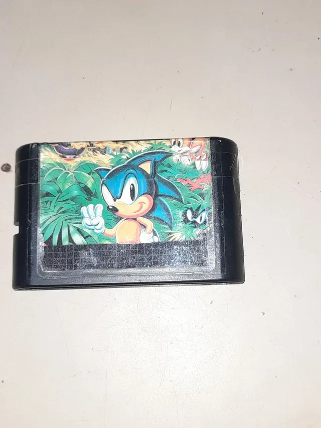 SONIC THE HEDGEHOG CLASSIC HEROES CARTUCHO FITA PARA MEGA DRIVE