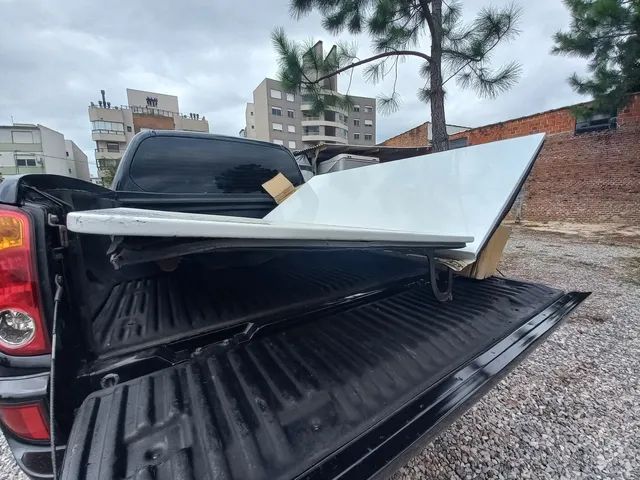 Tampa de metal Nissan Frontier 2009 a 2016 - Foto 4