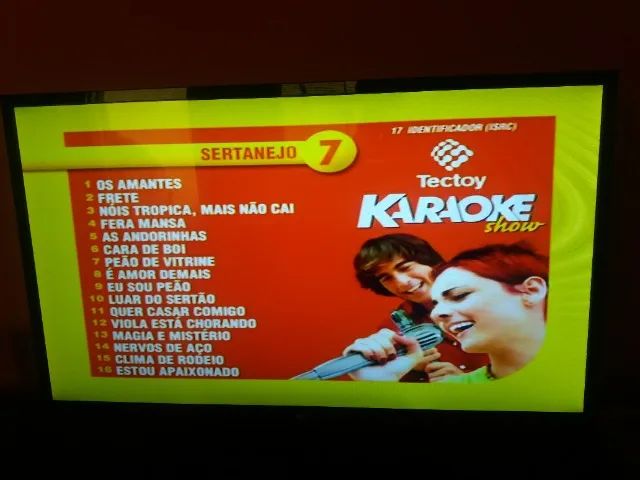 LISTA DE MÚSICAS CARTUCHO Nº 001 - VIDEO KARAOKE NOTA 10