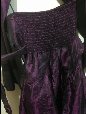 Vestido roxo, de festa - Foto 3