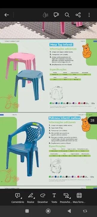 Mesas e cadeiras infantil  - Foto 6