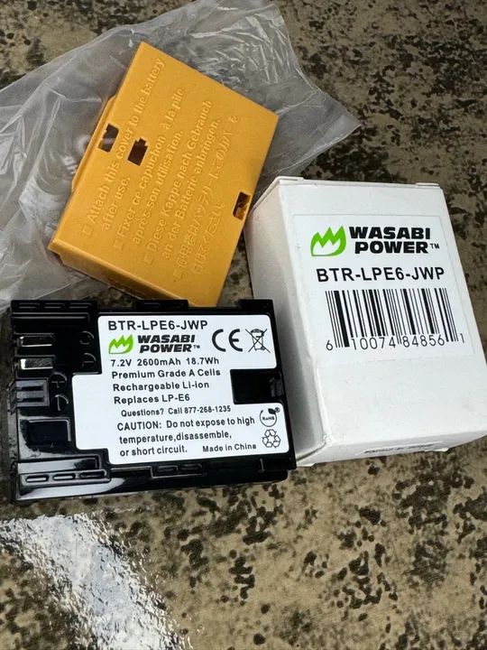 Bateria para canon LPE6 