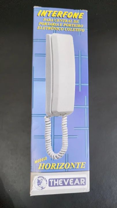 Interfone Thevear - 2 fios para central de portaria e porteiro eletrônico coletivo