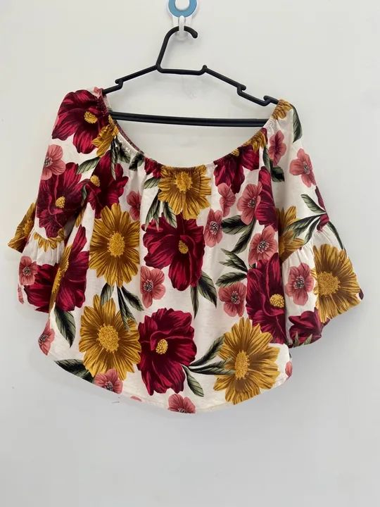 Bata croped floral  - Foto 2