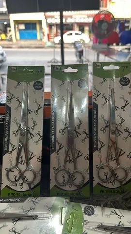 Promoção Tesoura profissional barbearia ? 7 polegadas aço inox - Foto 3
