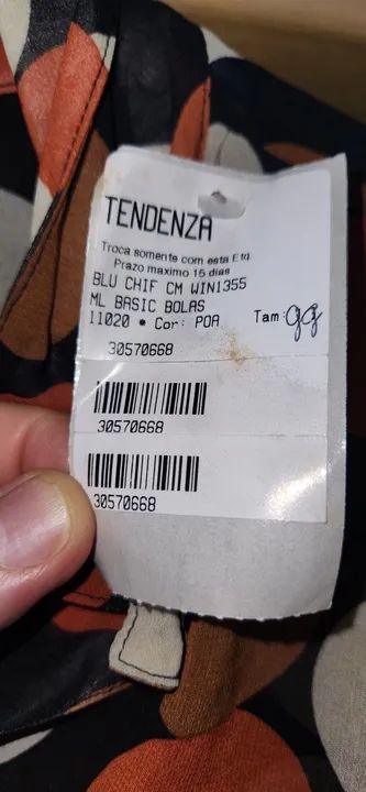 Blusa de Bolinhas Transparente - Foto 3