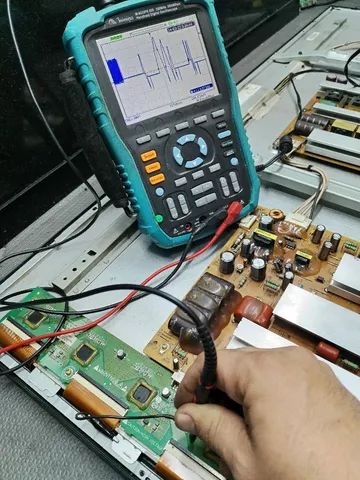 Osciloscópio minipa 200mgz e multímetro portátil  - Foto 4