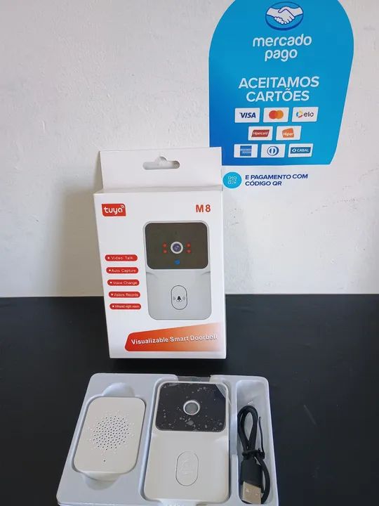 Campainha inteligente Wi-Fi com monitoramento pelo celular/ MEGA OFERTA  - Foto 2