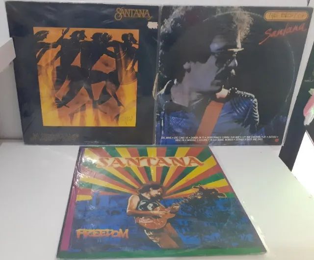 Lps - Santana - lote com 03 discos de vinil