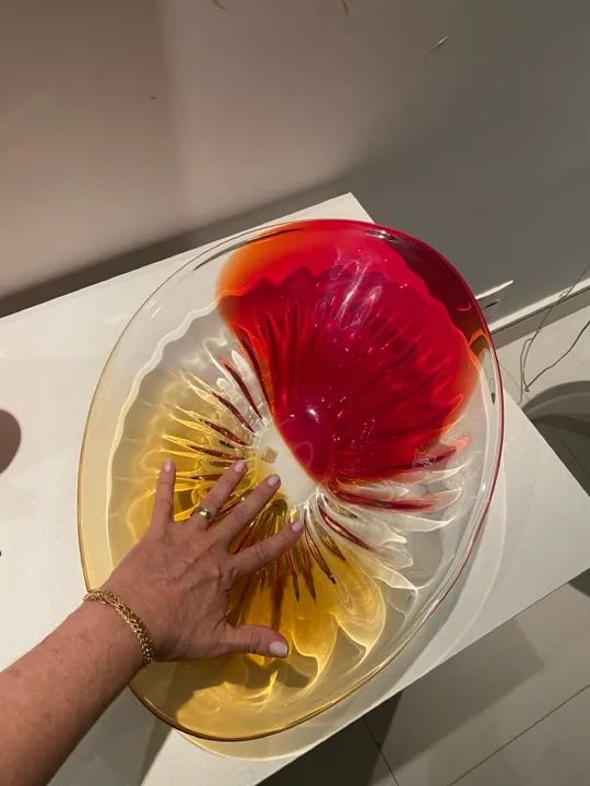 Vendo 3 peças lindas em cristal Murano  - Foto 4