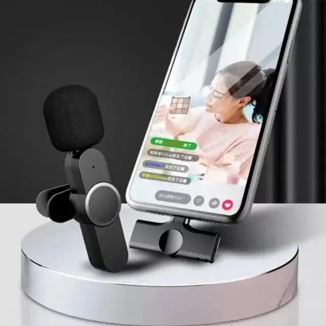 Microfone De Lapela Sem Fio Para Iphone Ipad Lightning 01 - Foto 3