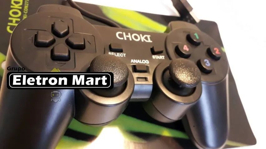 Controle USB para, Joystick Analógico, entregamos ac. cartões - Foto 2