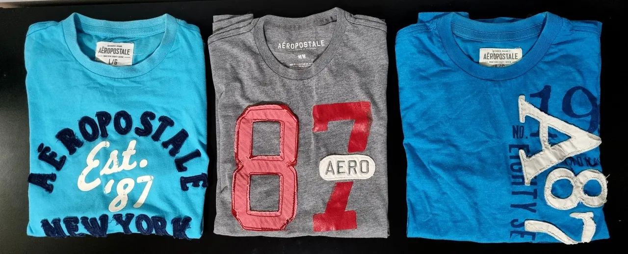Camisetas Aeropostale tamanho M