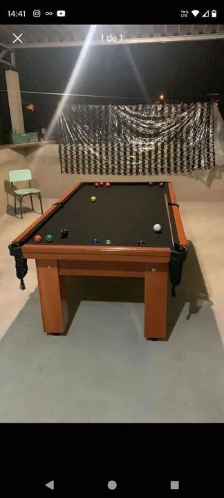 Sinuca Em 18 X 138.00 modelo bilhar  - Foto 3