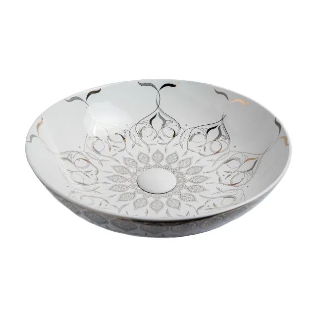 Cuba Apoio Evier Bella Tazza Gold Persia Banheiro Luxo - Foto 4