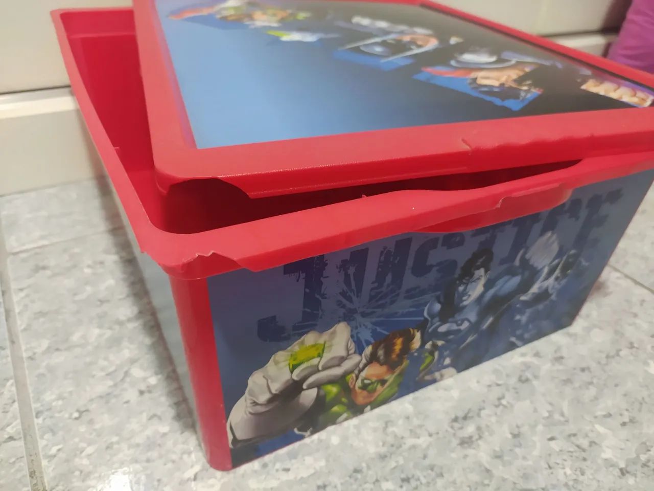 Caixa organizadora Liga da Justiça - Foto 3