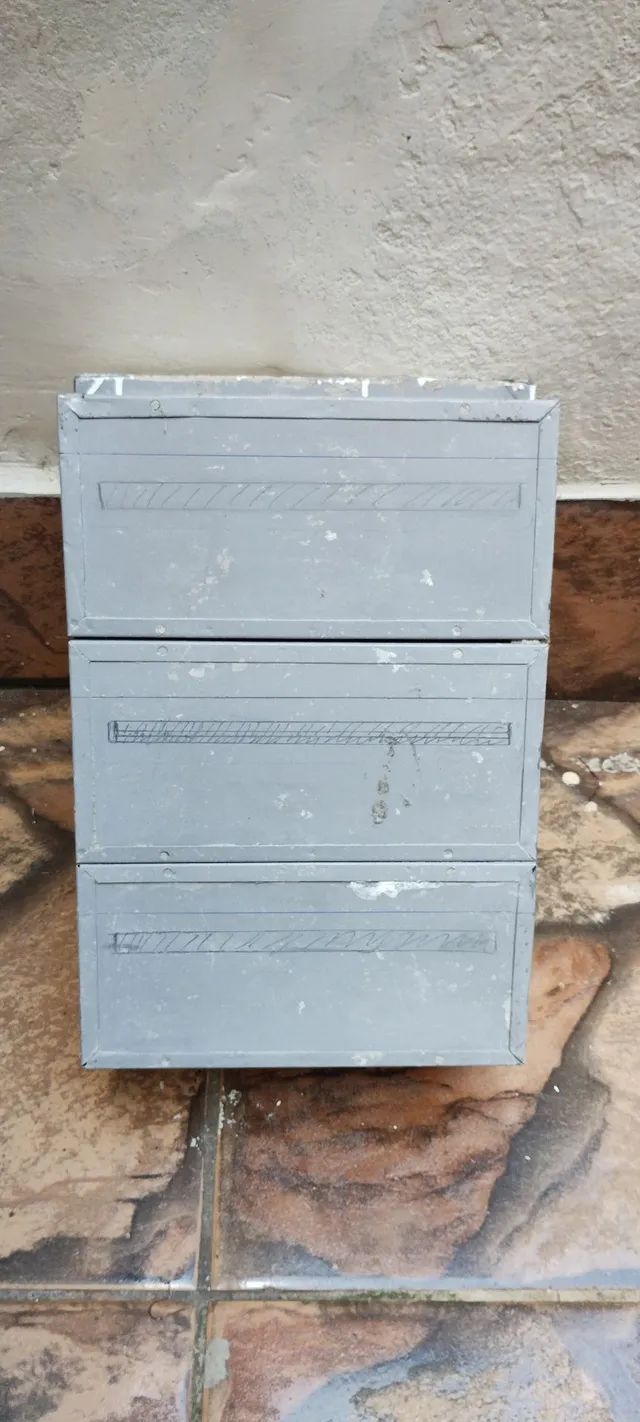 Caixa de correspondência/cartas para 3 residências - Foto 2