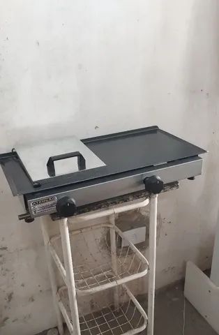 Chapa profissional 30x70 para lanches, nova de fábricas para vender rápido  - Foto 2