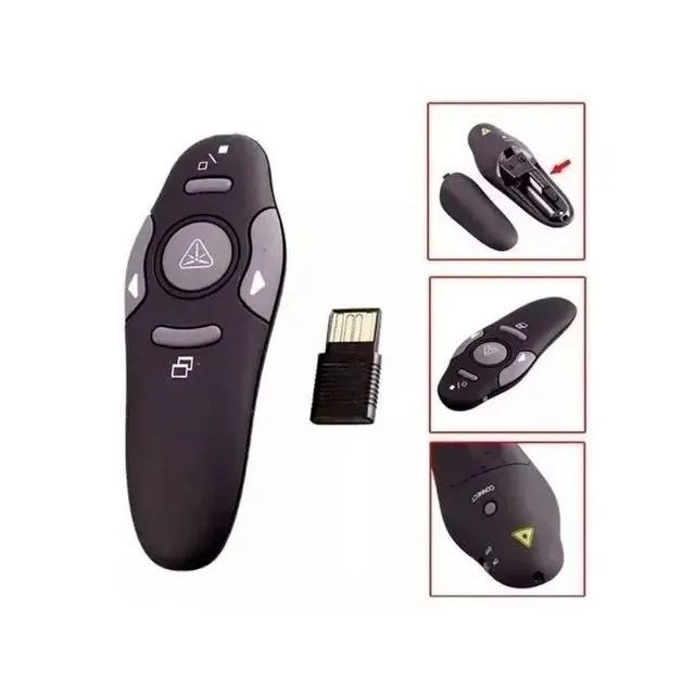 Apresentador Slide Apontador Laser Controle Sem Fio - Foto 2