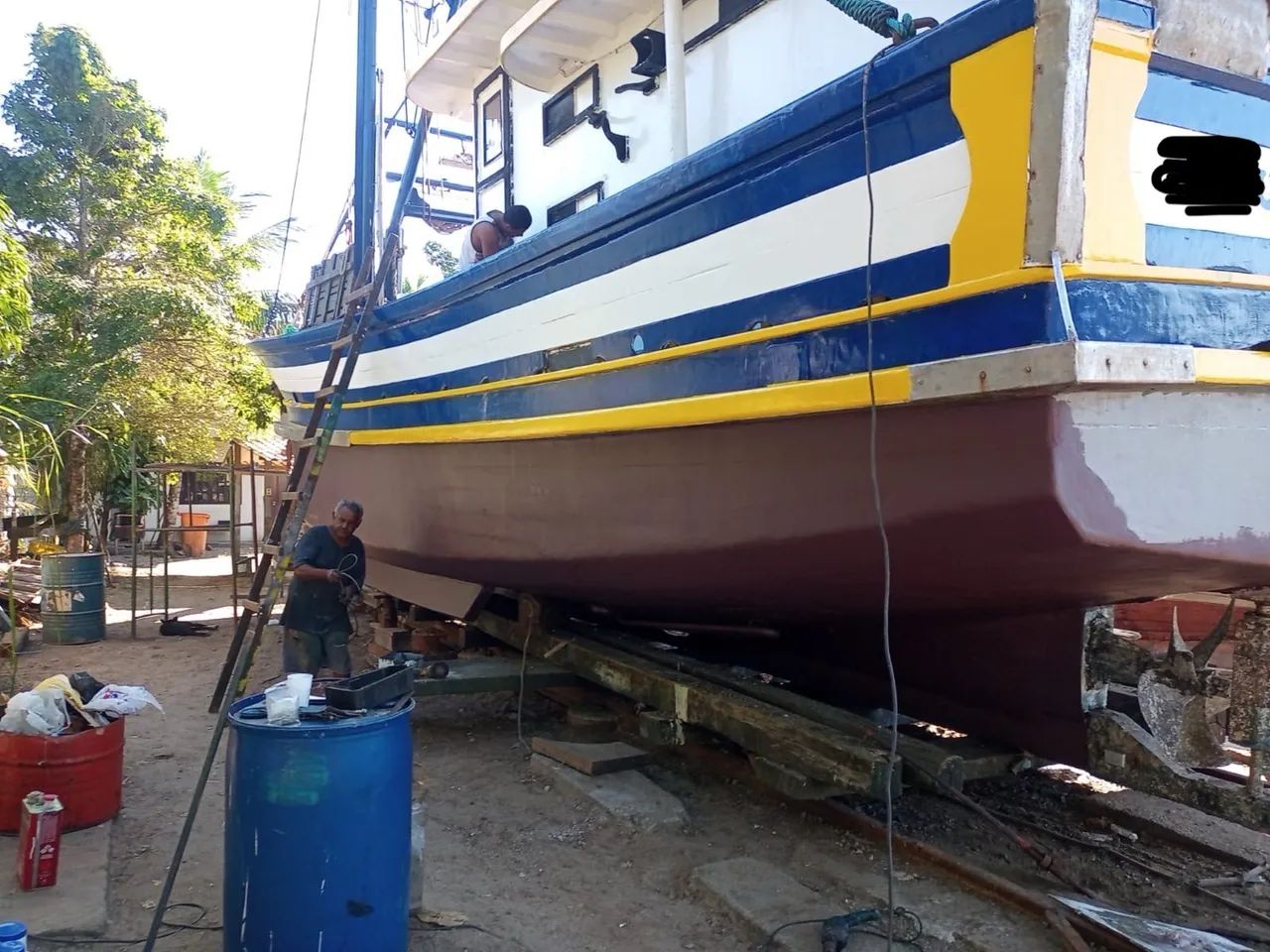 Barco de arrasto de camarão ( galhudo) - Foto 3
