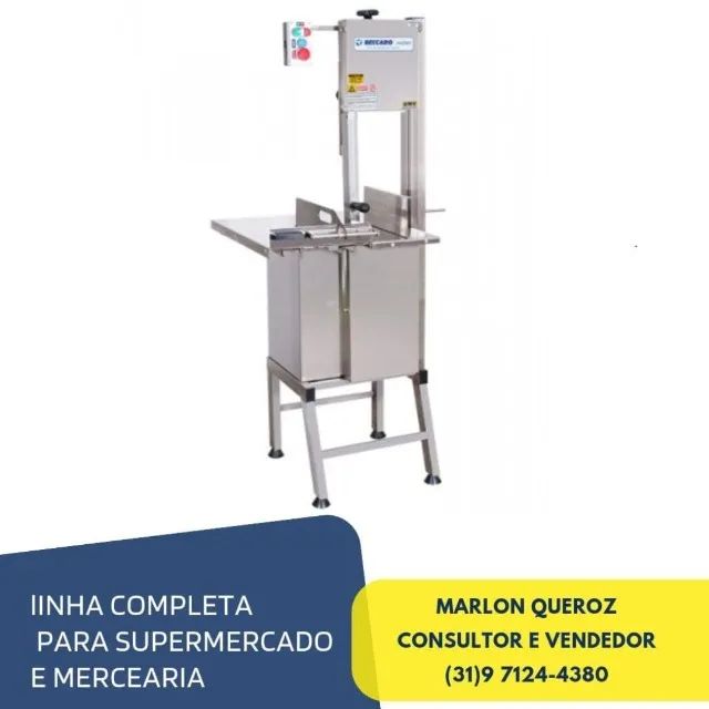 Serra Fita Beccaro com Pé Nova Bivolt Inox