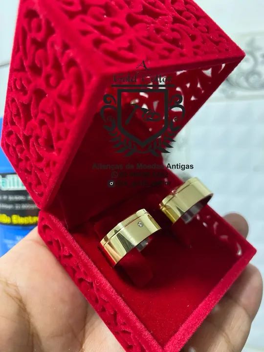 Alianças de moedas antigas promoção  - Foto 3