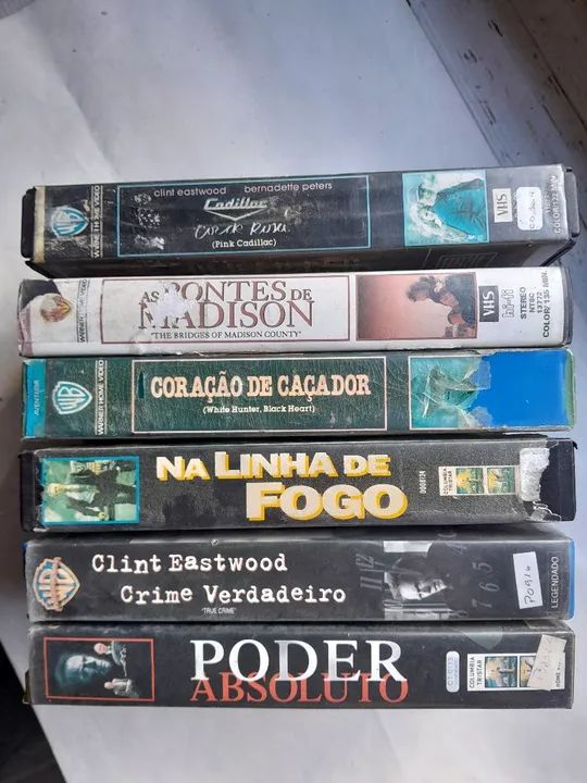 Vhs seleção Clint Eastwood originais Legendados (ler descrição anuncio) - Foto 6