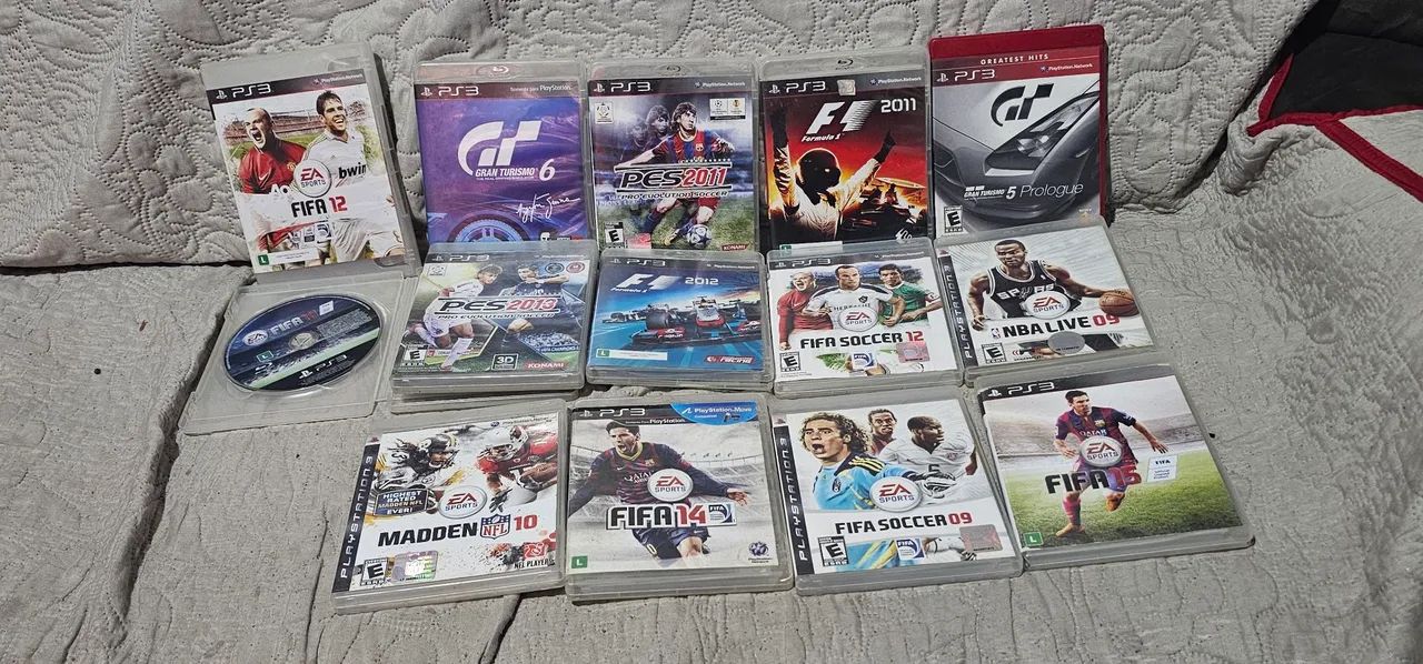 JOGOS PS3 ORIGINAL ESPORTES LOTE COM 14 JOGOS. 39 CADA JOGO NA COMPRA LOTR - Foto 2