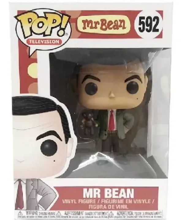 boneco funko pop television mr. mister bean #592 original