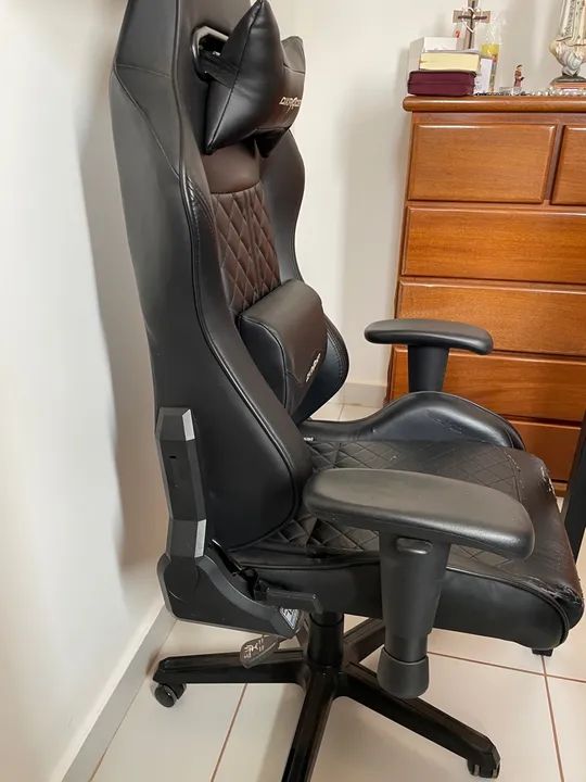 Cadeira Gamer DXRacer Couro - Foto 2