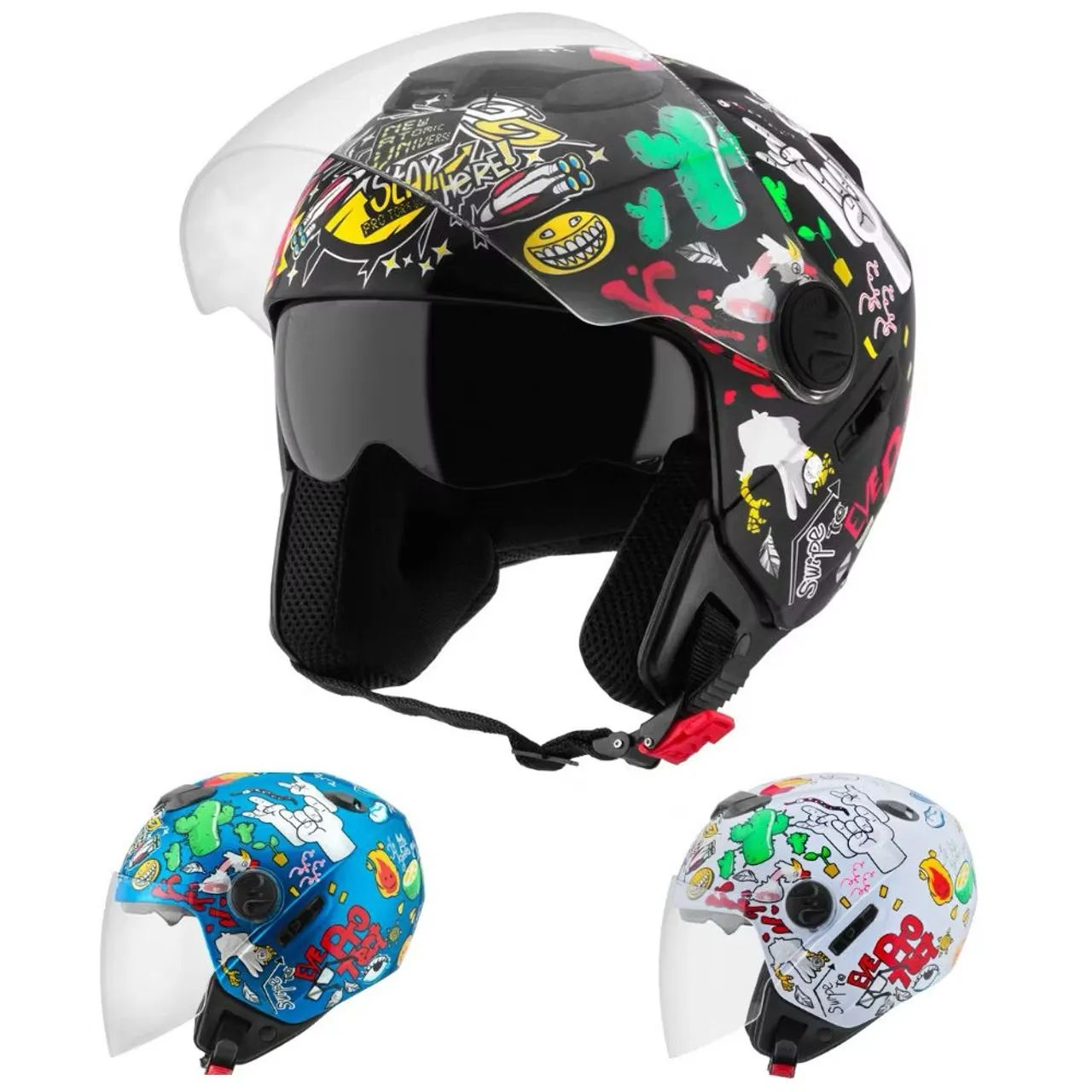 Capacete Moto Aberto New Atomic Universe Lançamento Oferta - Foto 3