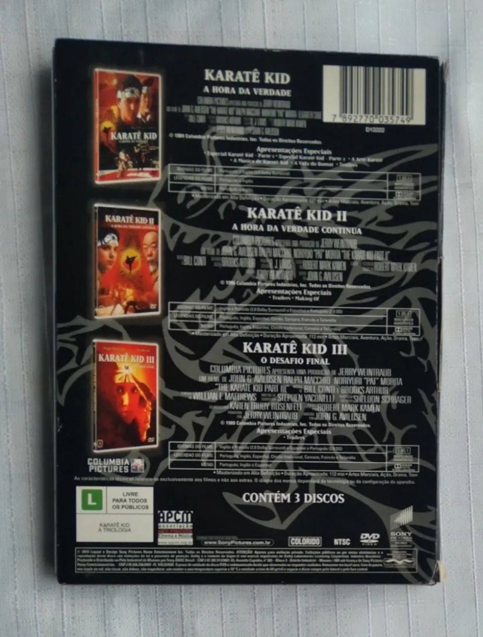 Dvd Box Trilogia Karatê Kid (original) - Foto 2